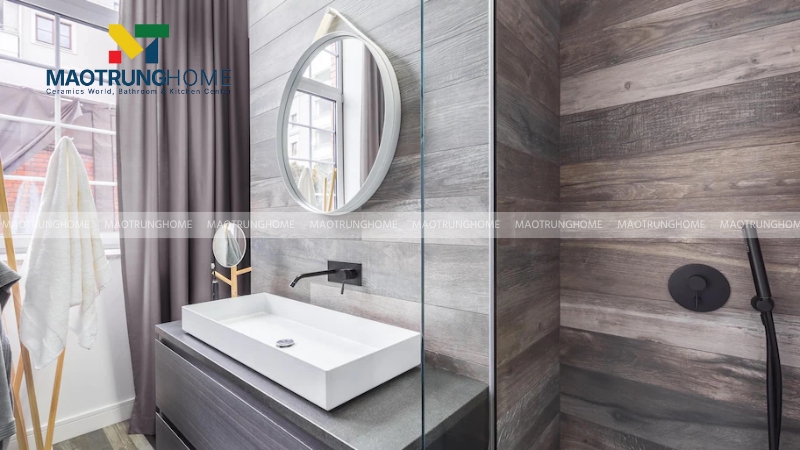 Gạch thẻ màu ghi