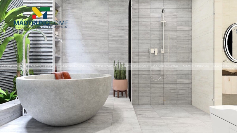 Gạch thẻ màu ghi xu hướng hiện nay