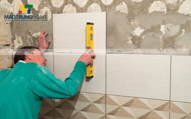 Thi công ốp gạch mới
