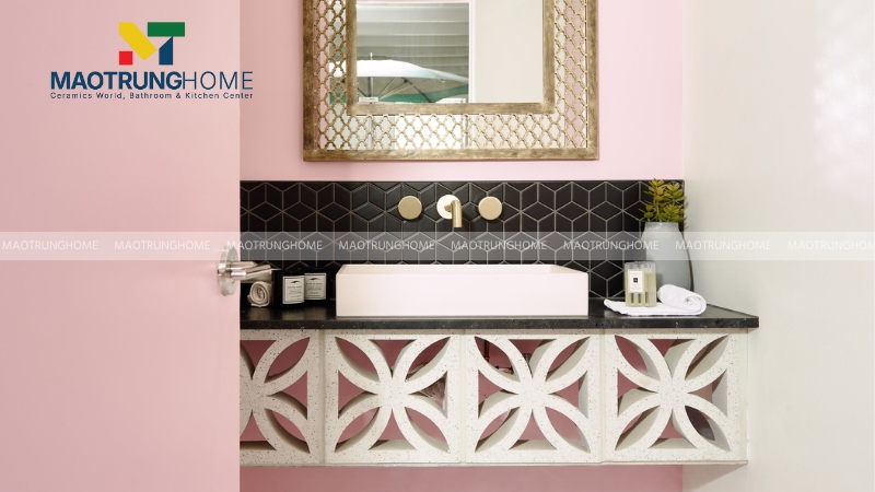 Mẫu gạch thông gió làm mảng tường trang trí (Mẫu 4)