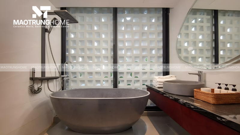 Mẫu gạch thông gió làm mảng tường trang trí (Mẫu 9)