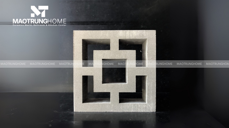 Gạch thông gió có họa tiết hình học đơn giản