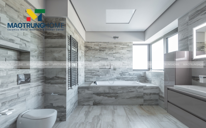 Gạch ốp tường 30x60 cm vân đá xám 