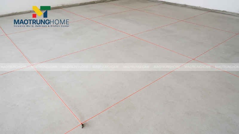 Bước 1: Xác định điểm bắt đầu và căng dây