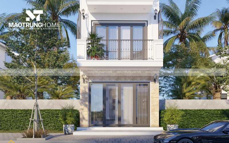 Gạch ốp mặt tiền nhà phải hài hòa với phong cách kiến trúc tổng thể