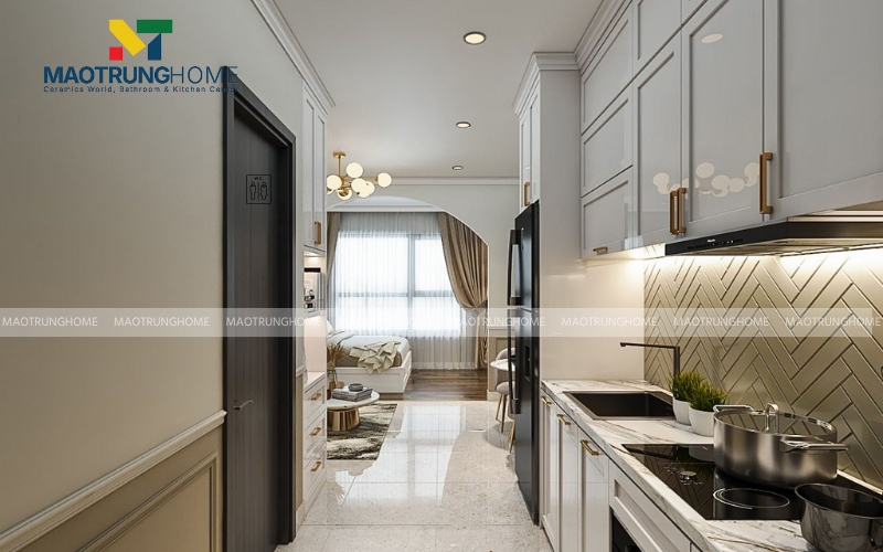 Nhà bếp hiện đại nội thất sang trọng 