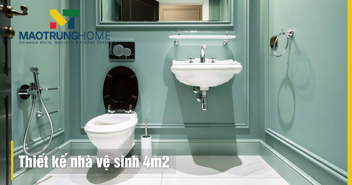 Thiết kế nhà vệ sinh 4m2