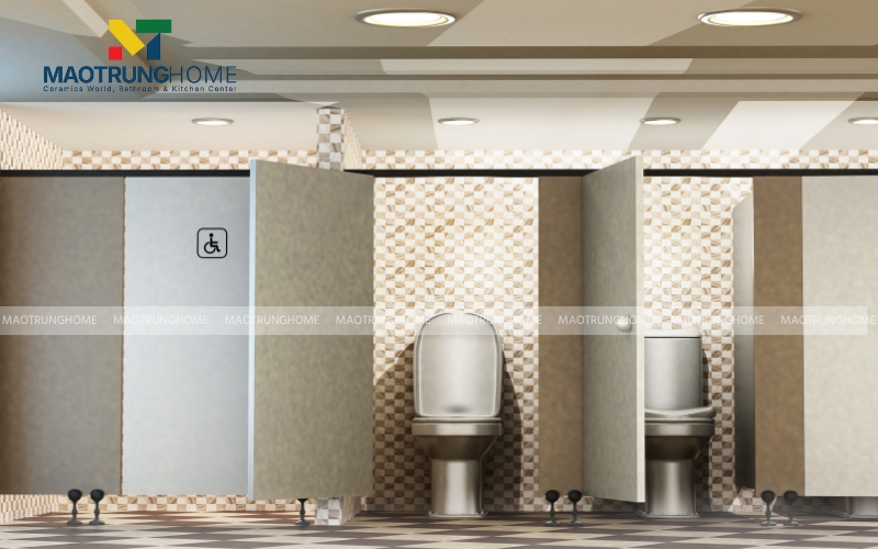 Nhà vệ sinh sang trọng bằng thép có độ bền cao