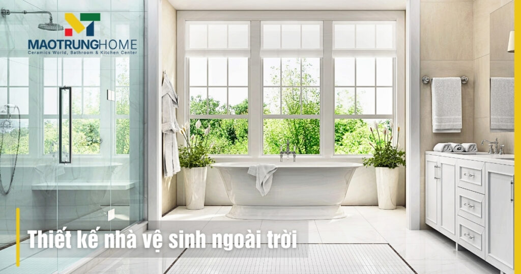 Thiết kế nhà vệ sinh ngoài trời