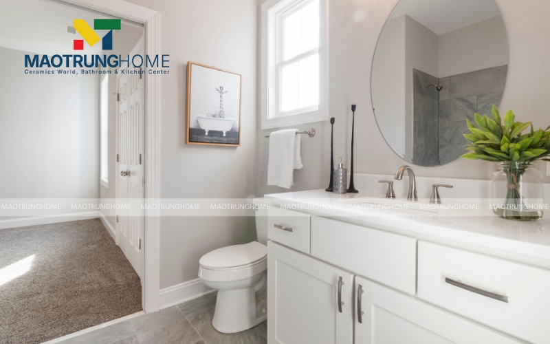 Không nên xây nhà vệ sinh đối diện cửa chính