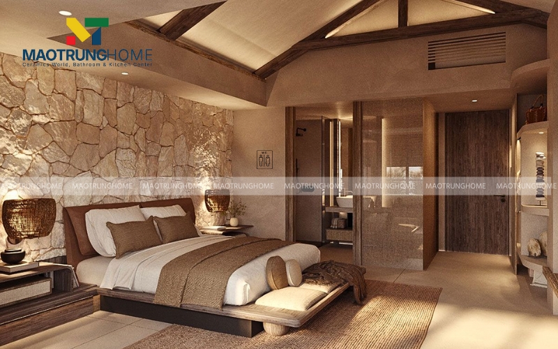 Phòng ngủ phong cách Japan ấm áp và đơn giản