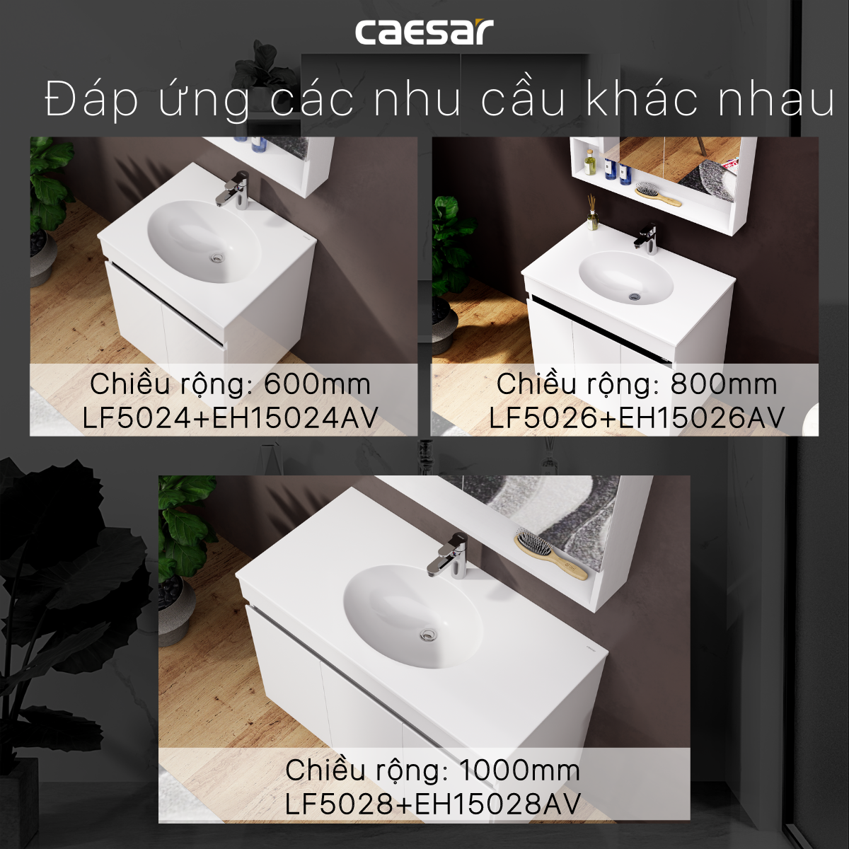 Lavabo + Tủ Treo - LF5024 + EH15024AV - Ảnh 11
