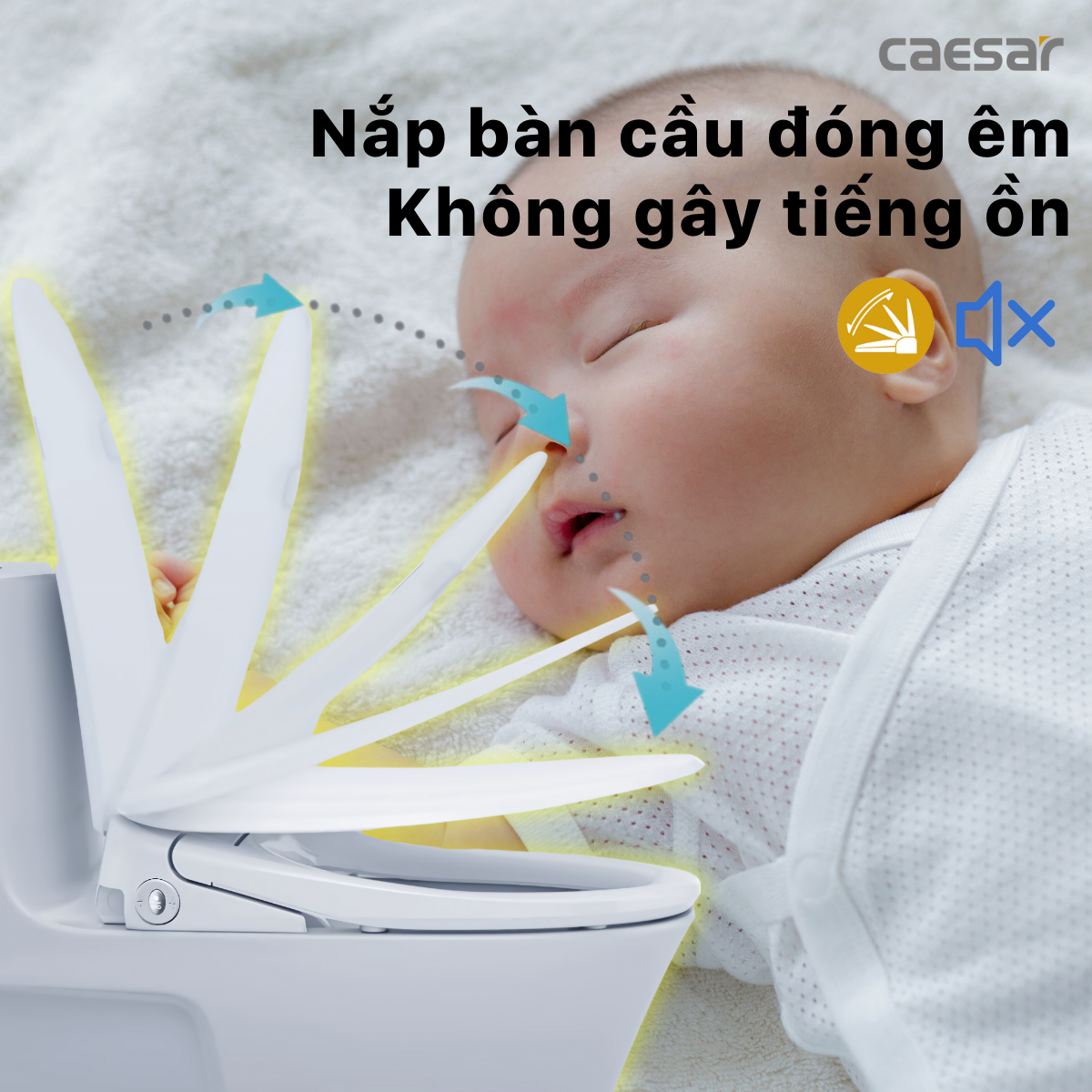 Bồn cầu một khối kết hợp với nắp điện tử - C1374F + TAF710H - Ảnh 13