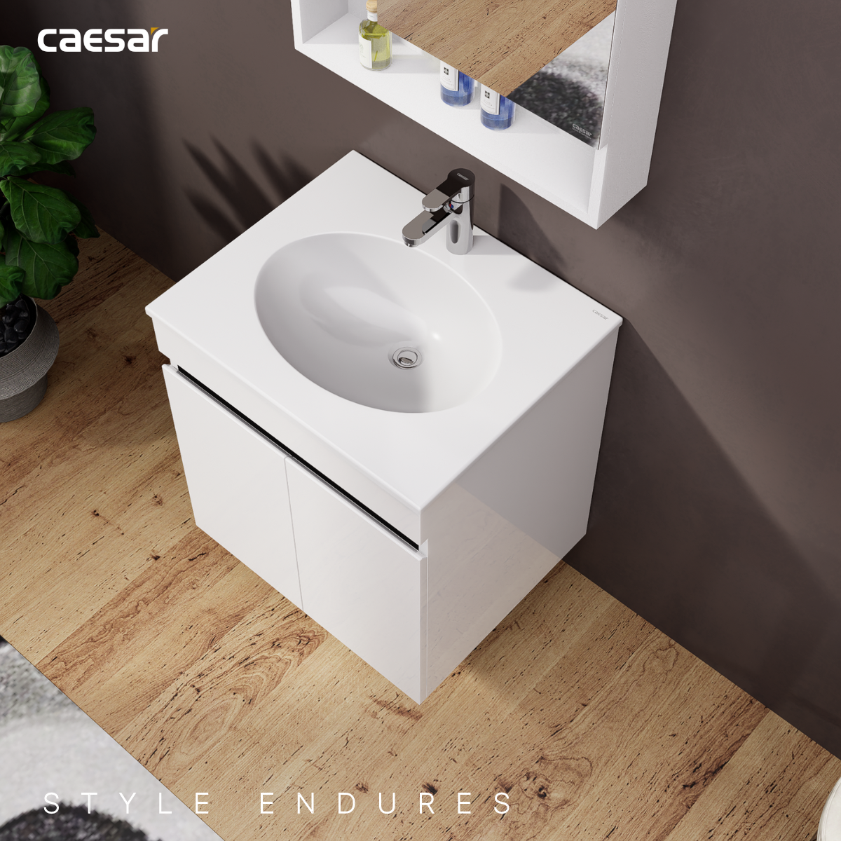 Lavabo + Tủ Treo - LF5024 + EH15024AV - Ảnh 14