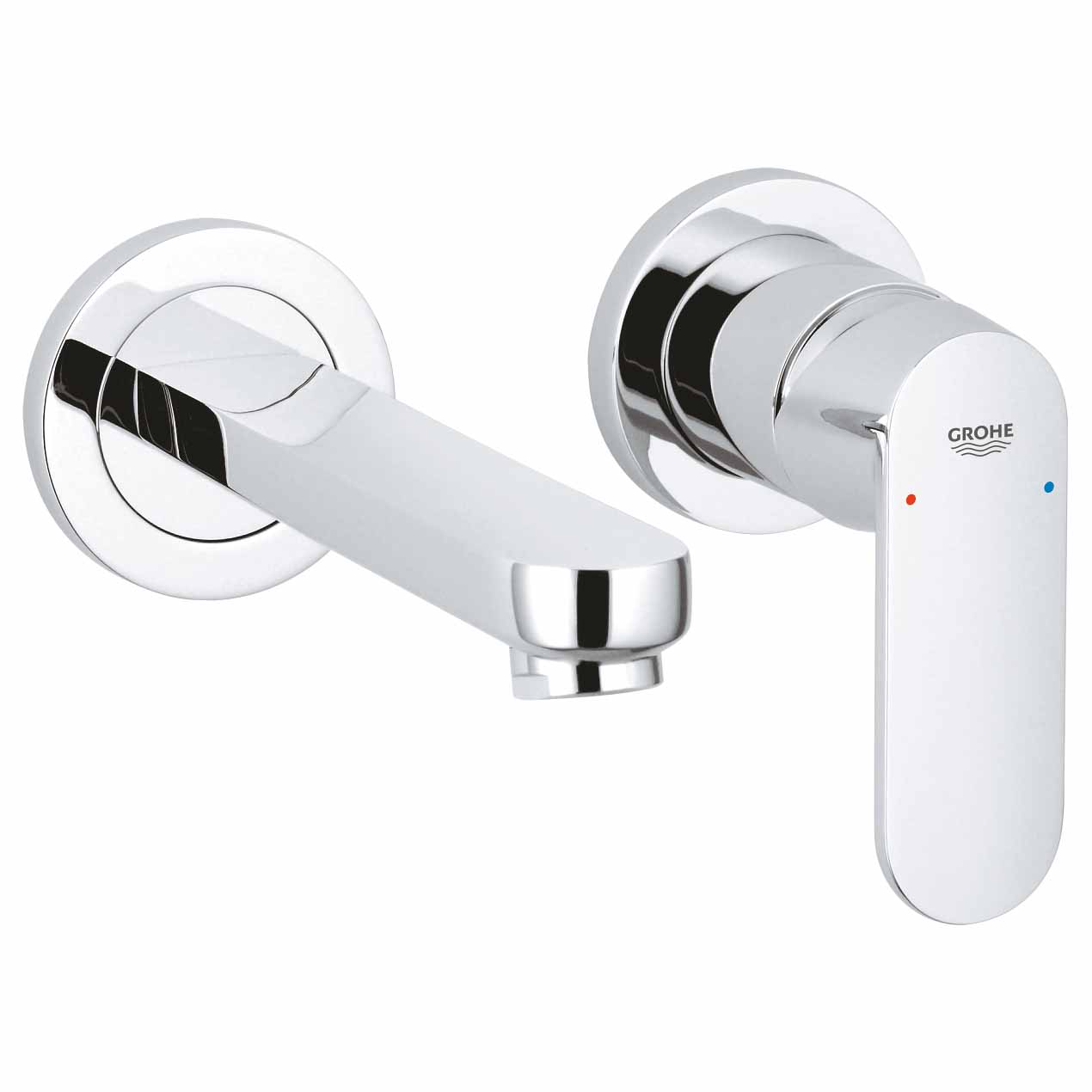 Vòi Lavabo nóng lạnh gắn tường 2 lỗ Eurosmart Cosmopolitan GROHE 19381000 - Ảnh 4