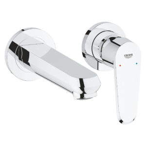 Vòi Lavabo gắn tường nóng lạnh 2 lỗ Eurodisc Cosmopolitan GROHE 19573002