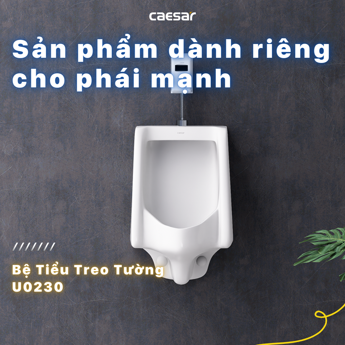 Bệ Tiểu Nam Treo Tường - U0230 - Ảnh 2