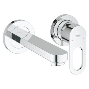 Vòi Lavabo gắn tường nóng lạnh 2 lỗ BauLoop GROHE 20289000