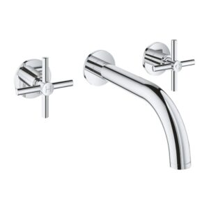 Vòi Lavabo gắn tường nóng lạnh 3 lỗ Atrio M-size GROHE 20661000