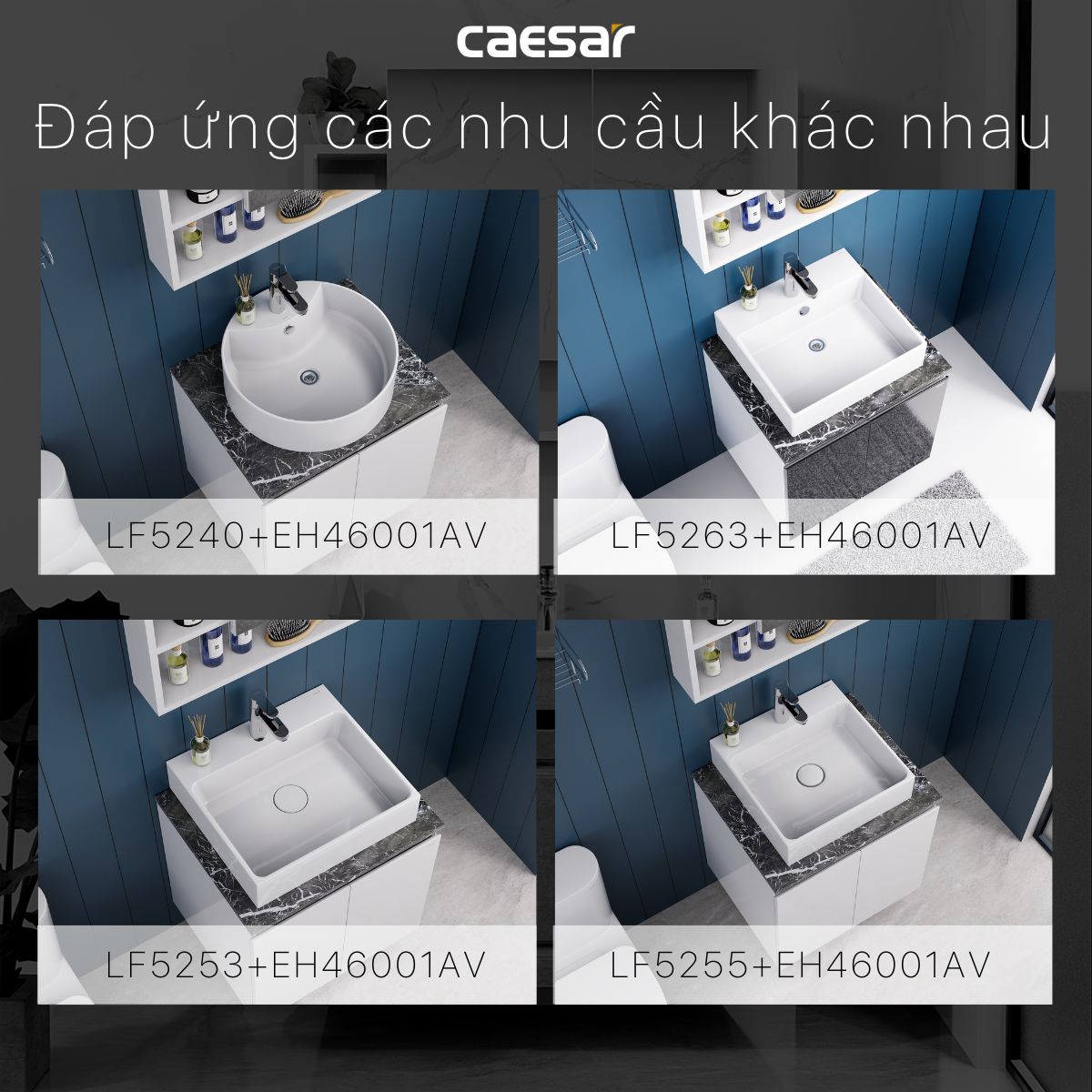 Lavabo và tủ treo LF5261 - EH46001AV - Ảnh 11