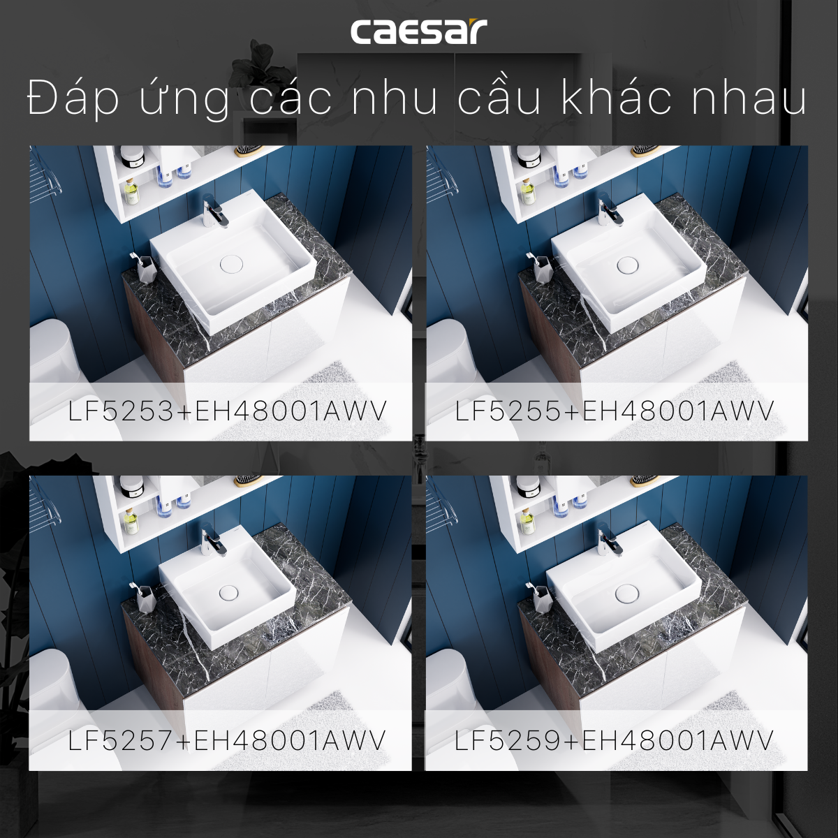 Lavabo và tủ treo LF5261 - EH48001AWV - Ảnh 11