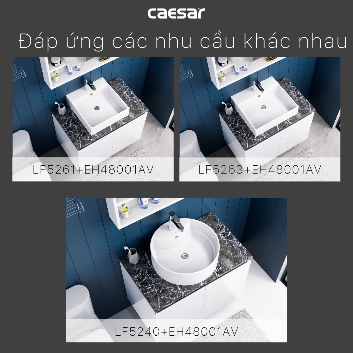 Lavabo và tủ treo LF5261 - EH48001AV - Ảnh 12