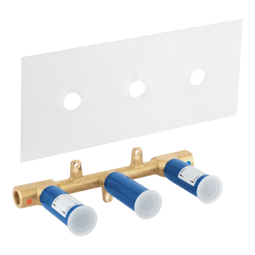 Bộ âm cho vòi gắn tường 3 lỗ GROHE 29025002 - Ảnh 5