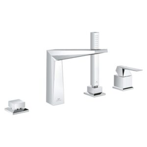 Vòi bồn tắm 4 lỗ nóng lạnh kèm tay sen Allure Brilliant GROHE 29405000