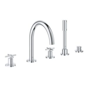 Vòi bồn tắm 5 lỗ nóng lạnh kèm tay sen Atrio GROHE 29408000