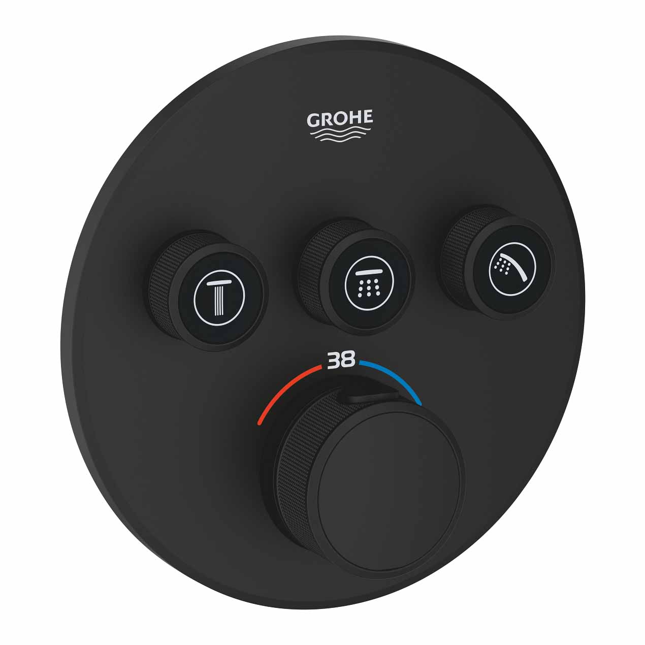 Van nhiệt độ kèm chuyển hướng 3 đường Grohtherm SmartControl GROHE 29508KF0 - Ảnh 2