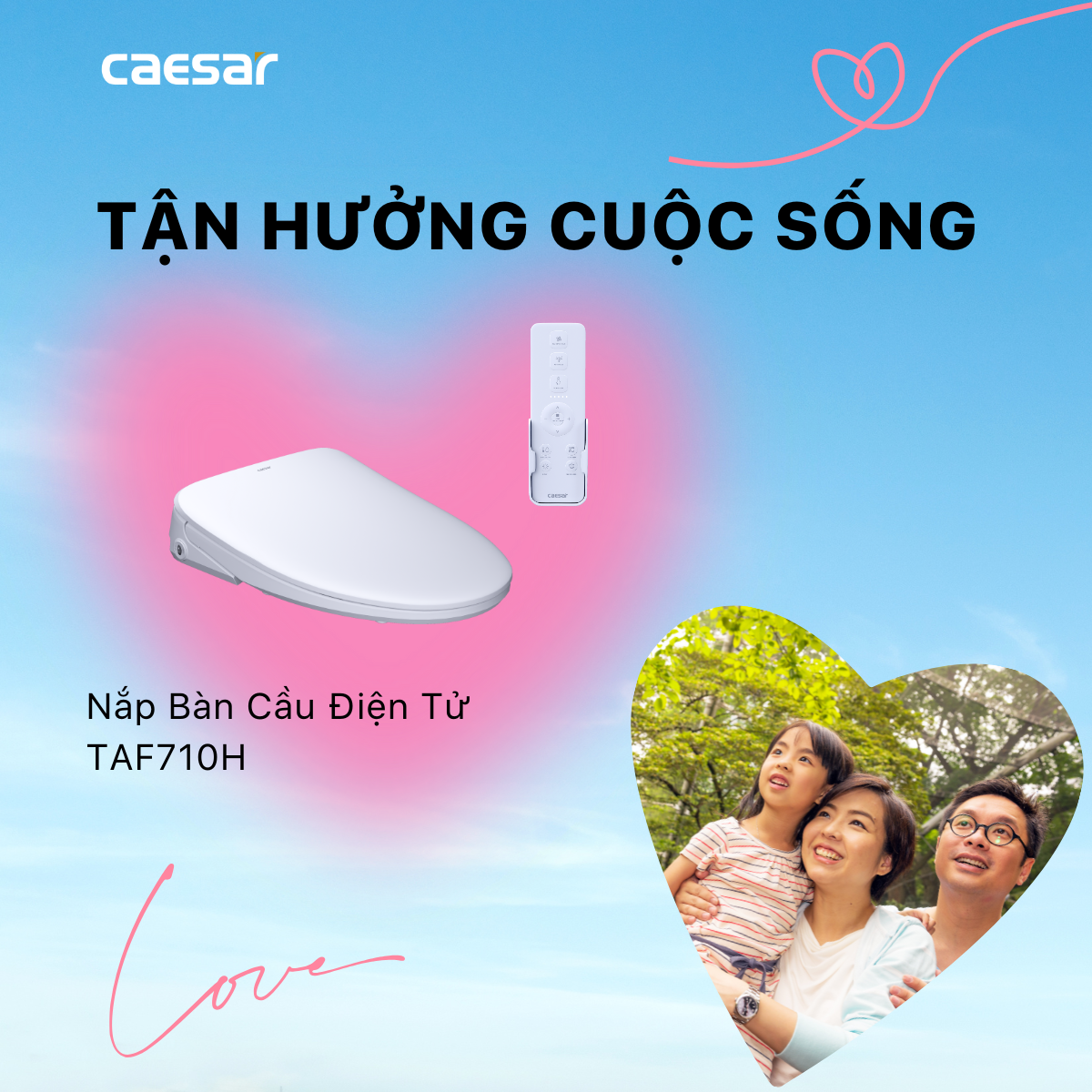 Bồn cầu một khối kết hợp với nắp điện tử - C1374F + TAF710H - Ảnh 30