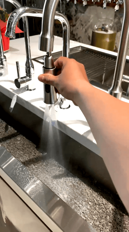 Vòi Lavabo bếp dây rút nóng lạnh LUXTA L3219E - Ảnh 9