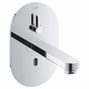 Vòi Lavabo cảm ứng gắn tường nóng lạnh dùng pin Eurosmart Cosmopolitan E GROHE 36315000