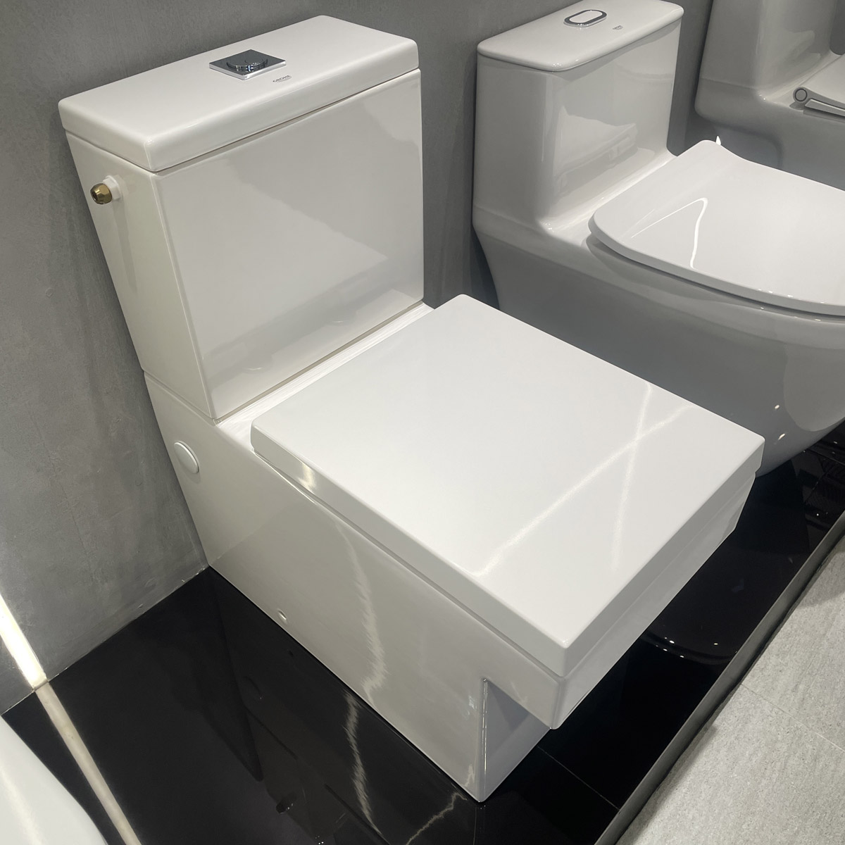 Nắp bồn cầu đóng êm Cube Ceramic GROHE 39488000 - Ảnh 6