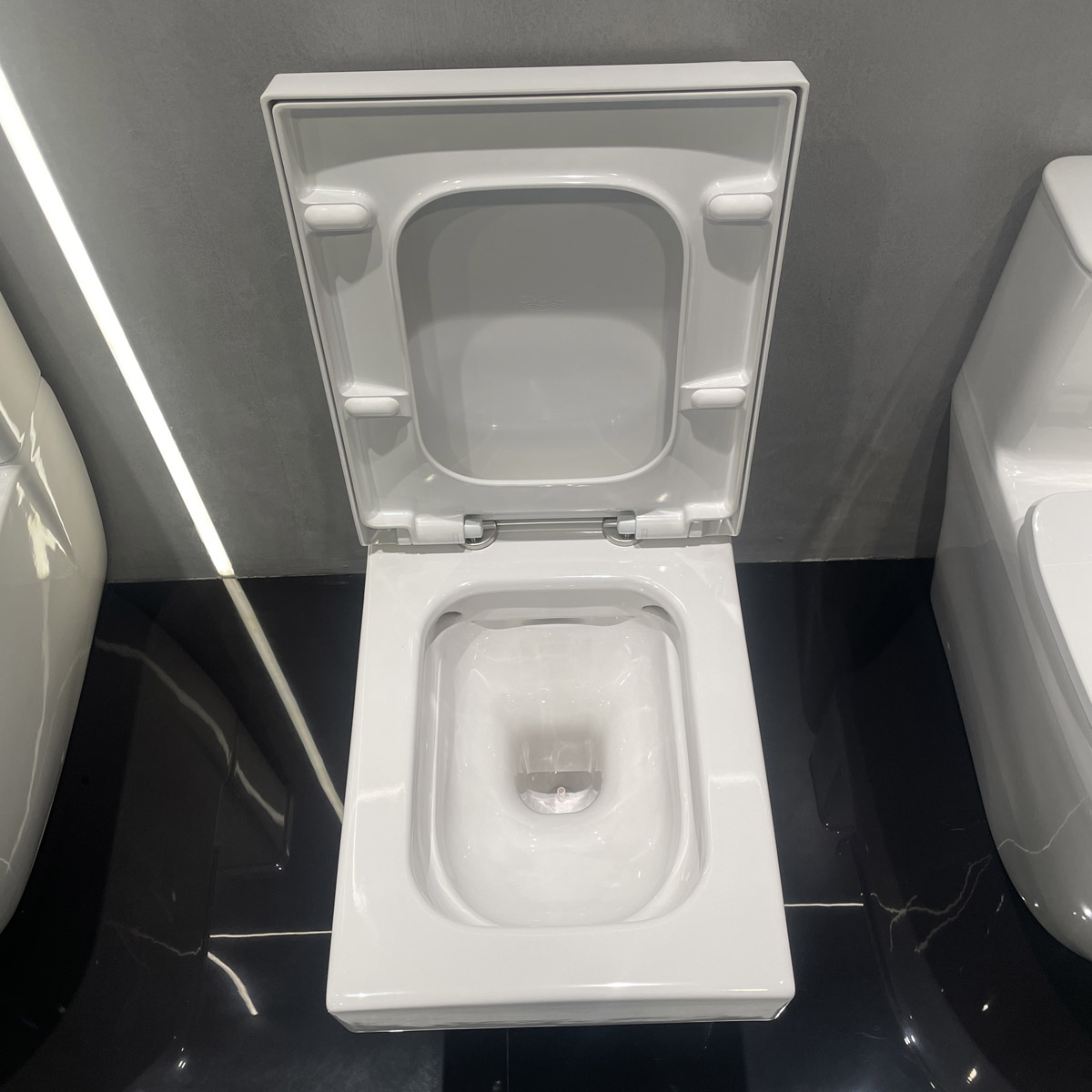 Nắp bồn cầu đóng êm Cube Ceramic GROHE 39488000 - Ảnh 8