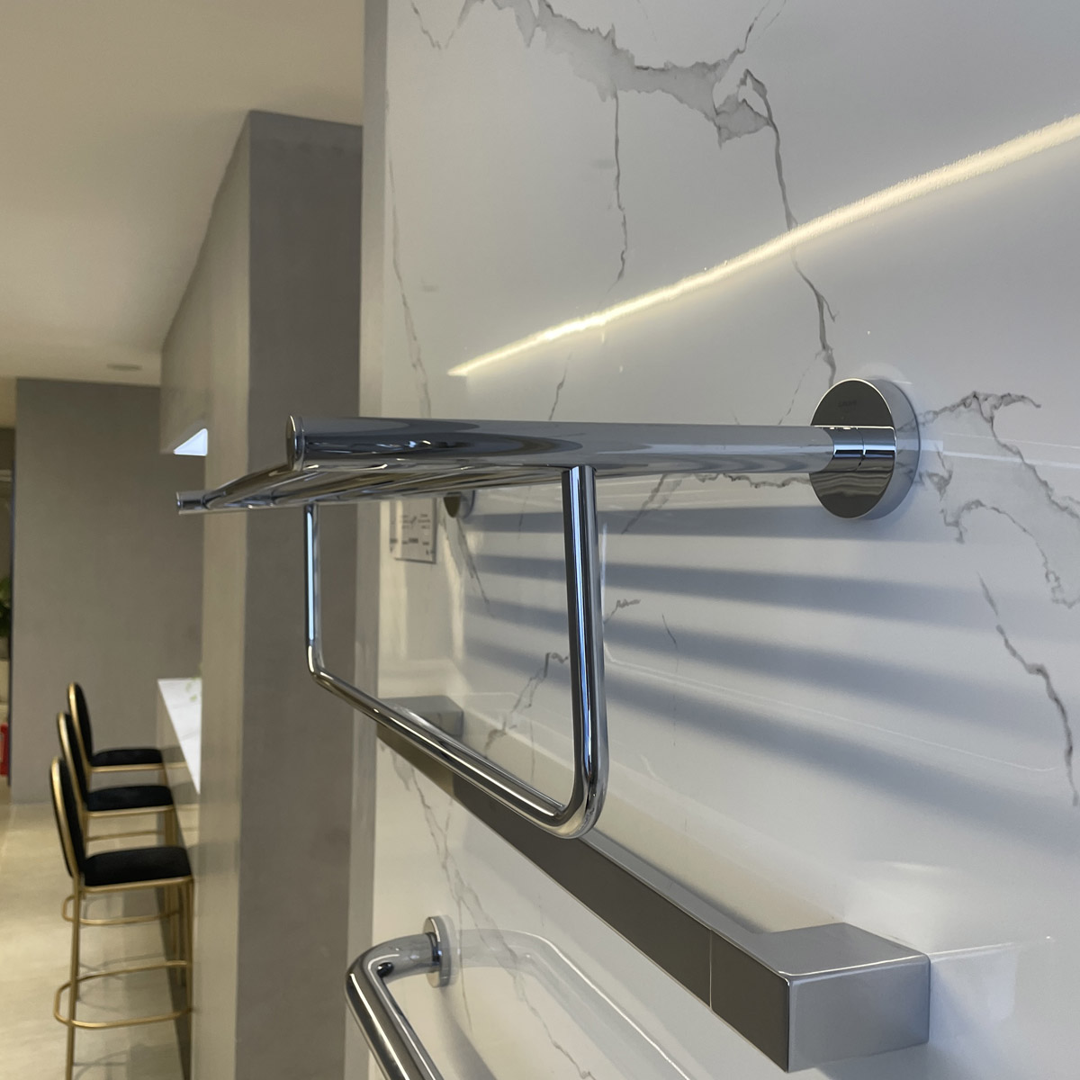 Thanh treo khăn hai tầng Bau Cosmopolitan GROHE 40462001 - Ảnh 4