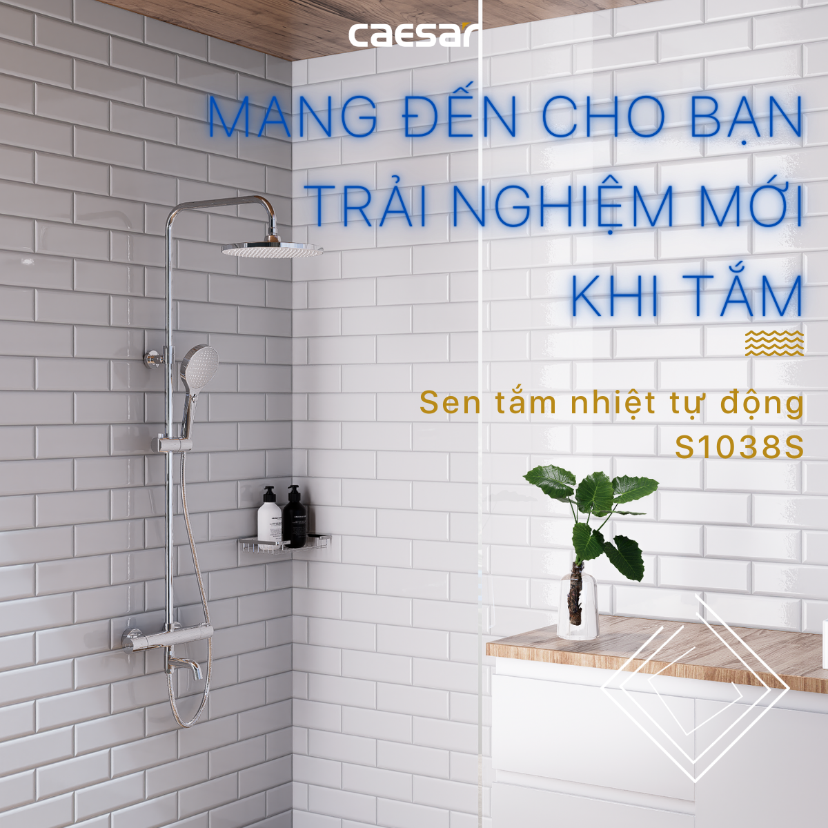 Sen tắm đứng nhiệt tự động - S1038S - Ảnh 2