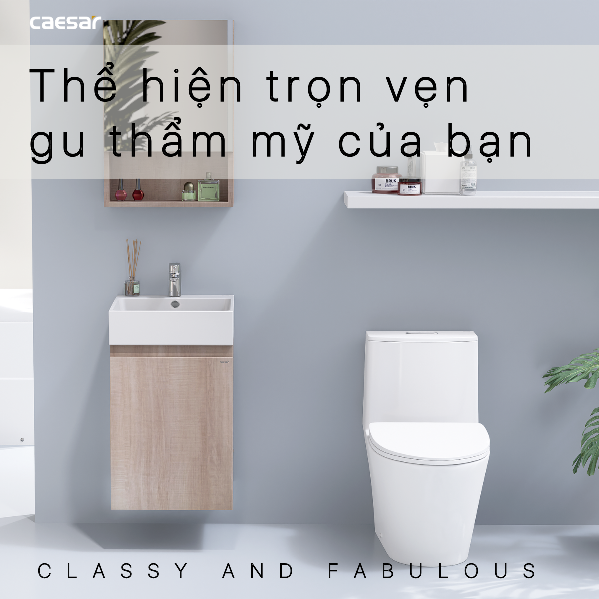 Lavabo + Tủ treo LF5261 - EH05261AW7V - Ảnh 5