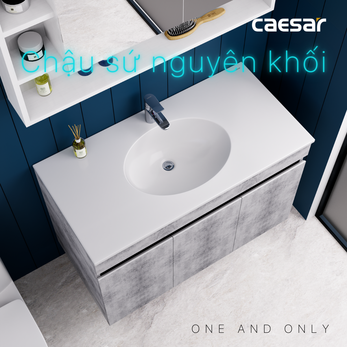 Lavabo + Tủ treo LF5028 - EH05028ASV - Ảnh 6