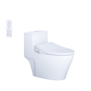 Bồn cầu một khối kết hợp nắp điện tử C1356F + TAF512H