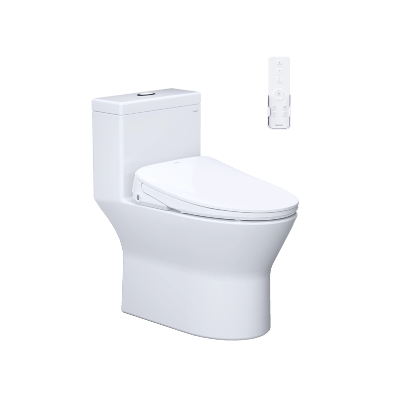 Bồn cầu một khối kết hợp với nắp điện tử - C1374F + TAF710H
