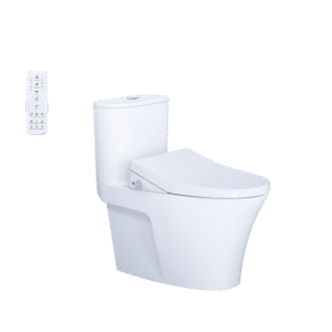 Bồn Cầu Một Khối kết hợp nắp điện tử - C1395F + TAF512H