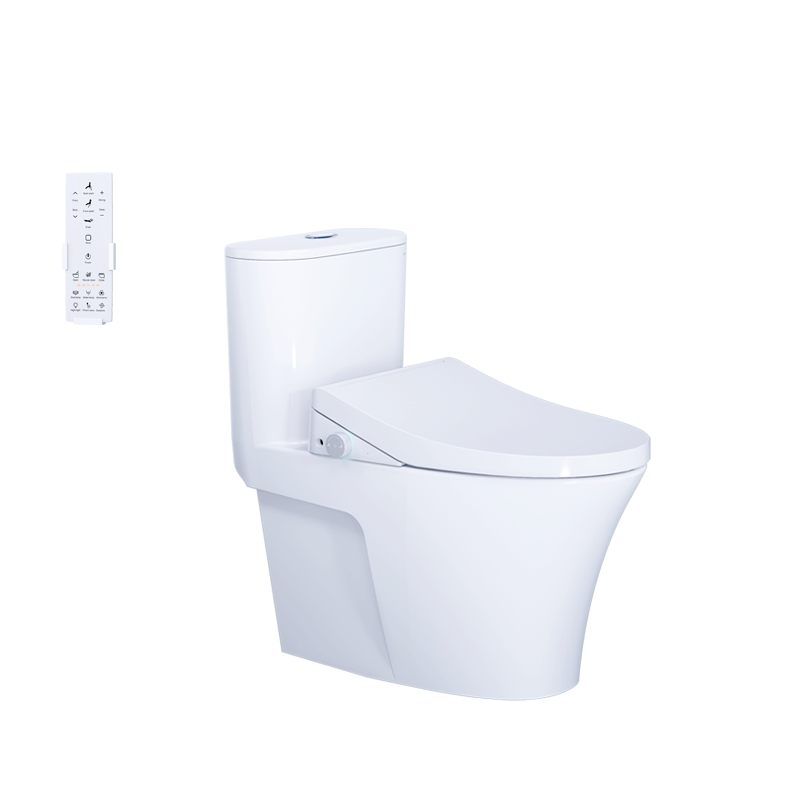 Bồn Cầu Một Khối kết hợp nắp điện tử - C1395F + TAF512H