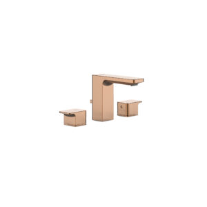 Vòi chậu 3 lỗ nóng lạnh Acacia Evolution Màu Vàng Hồng