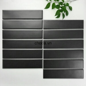 Gạch Mosaic Màu Đen Mờ Nhập Khẩu Y45P808 | SI90M