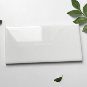 Gạch Thẻ Màu Trắng 7.5×15 Nhập Khẩu WB75150 | M751500 Men Bóng