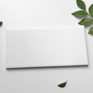 Gạch Thẻ Màu Trắng 7.5×15 Nhập Khẩu MB75157 | M751500Y Men Mờ