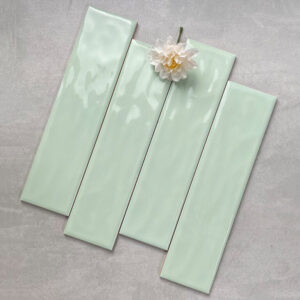 Gạch Thẻ Màu Xanh 7.5×30 Men Bóng Gợn T75306R