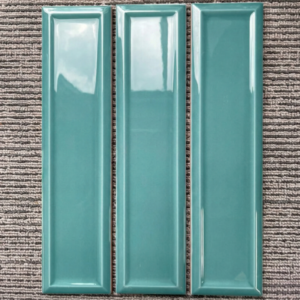 Gạch Thẻ Màu Xanh Ngọc 6.8×28 Nhập Khẩu K1868S-B | M6804S-B Men Bóng Lõm