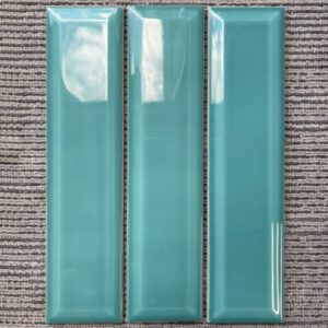 Gạch Thẻ Màu Xanh Ngọc 6.8×28 Nhập Khẩu H1868X-B | M6804X-B Men Bóng Vát